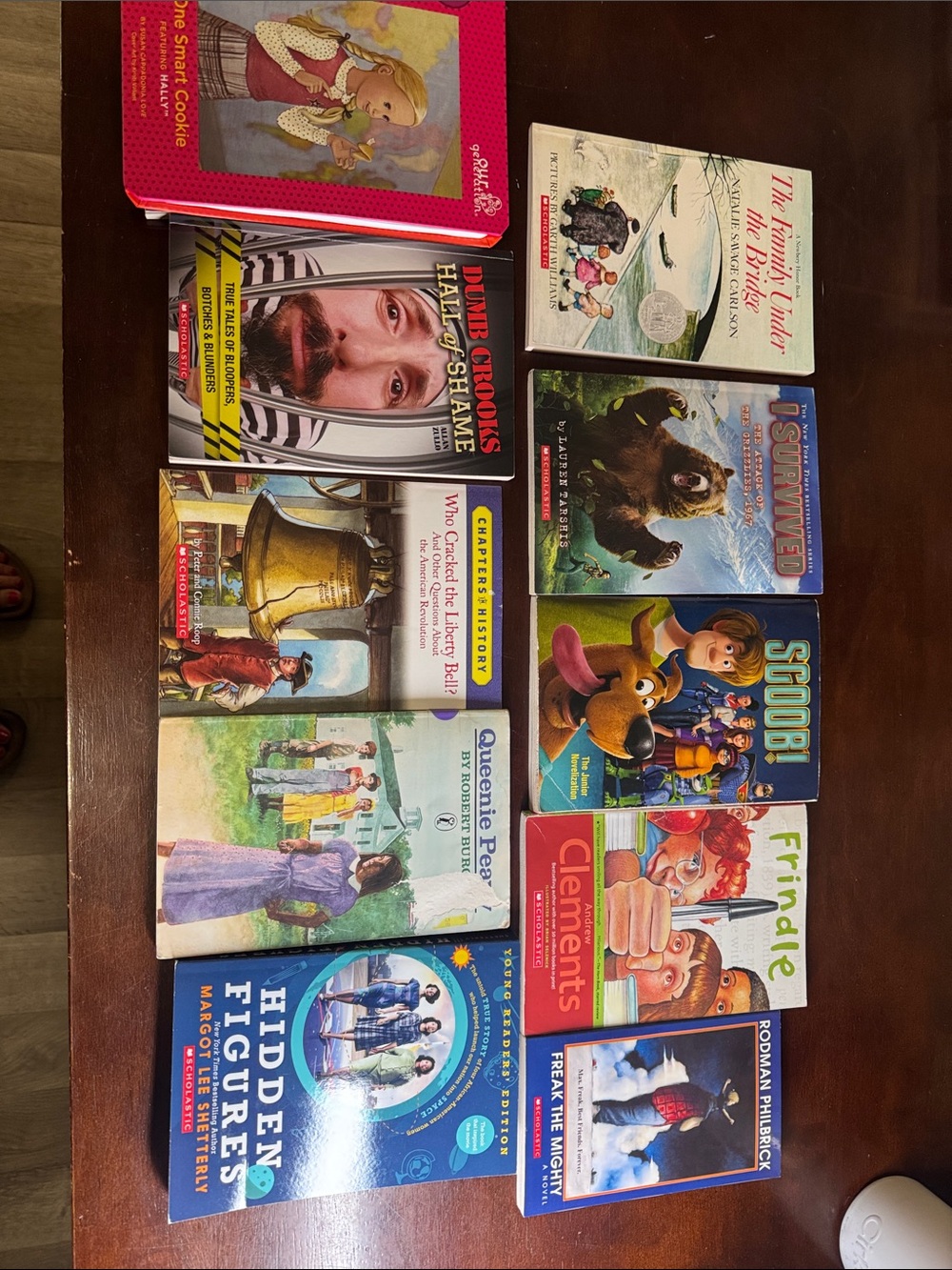 Scholastic Kids Book Lot - Bright Pink, Blue, Green, Yellow Covers